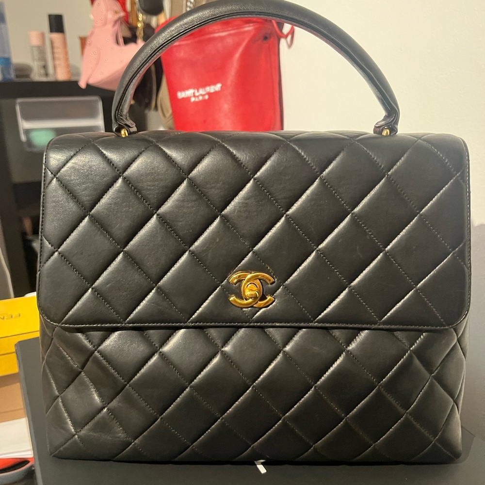 💕SOLD💕Chanel Top Handle Calf